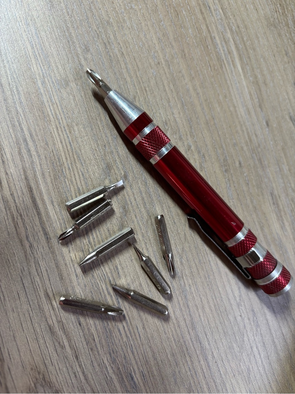Multi-Bit Pocket Screwdriver Pen - Men Accessories multiple colors